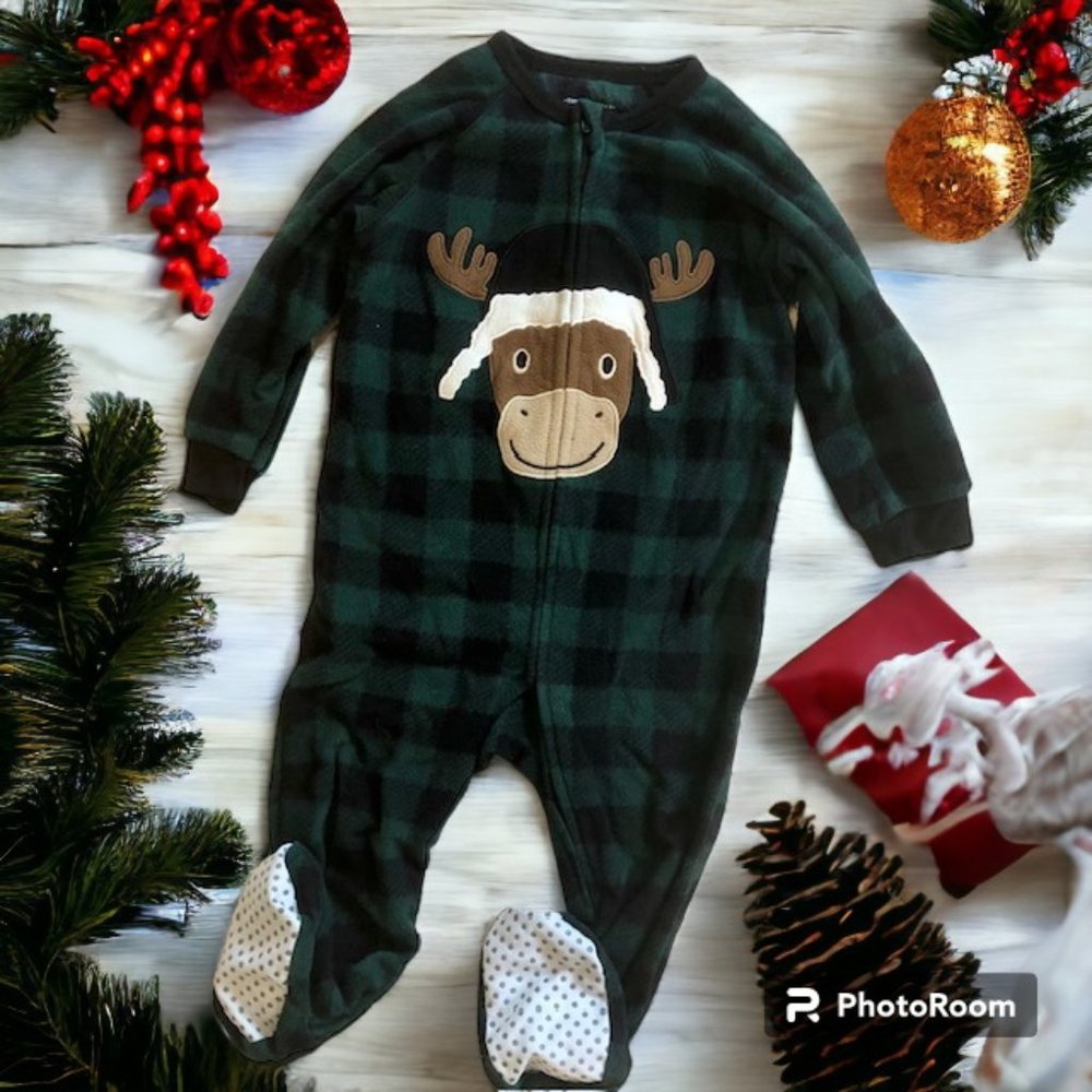 Fleece Footed Pajamas 12-18M